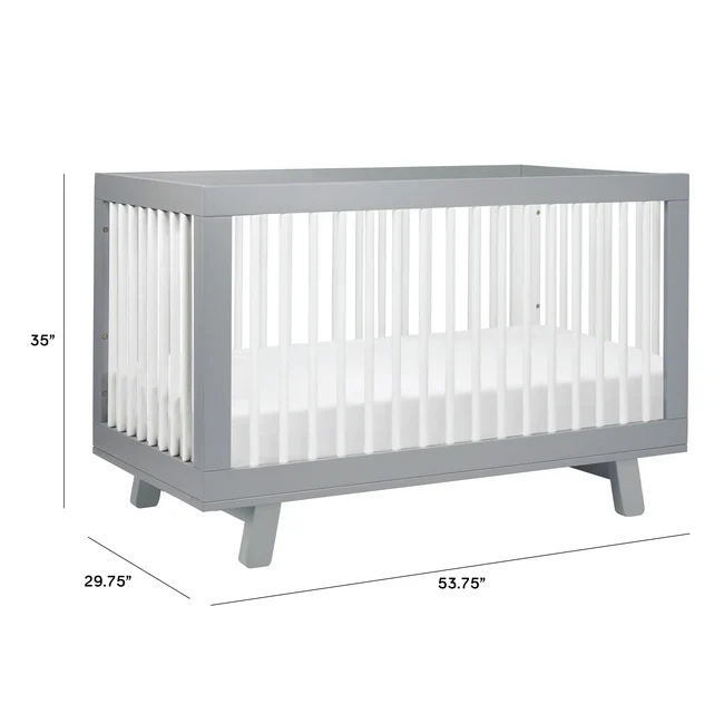 Hudson 3 in 1 Convertible Crib + Toddler Rail - Image 106