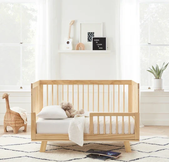 Hudson 3 in 1 Convertible Crib + Toddler Rail - Image 46
