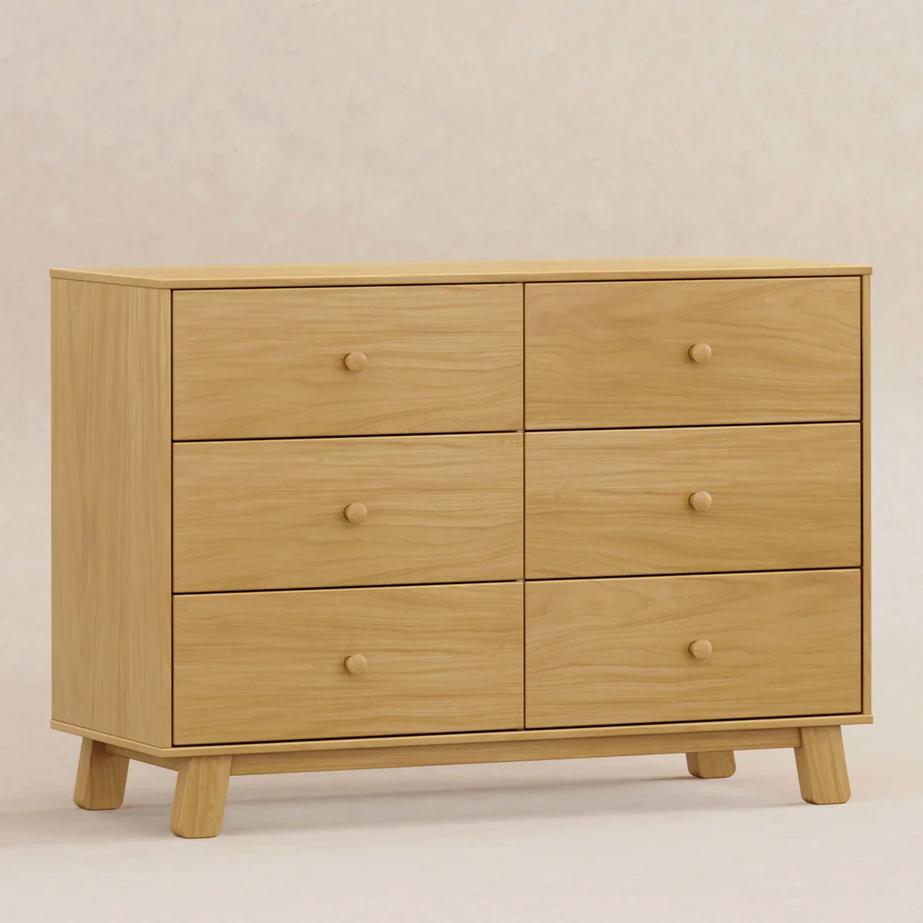 Babyletto Hudson Modern 6 Drawer Assembled Double Dresser - Image 2