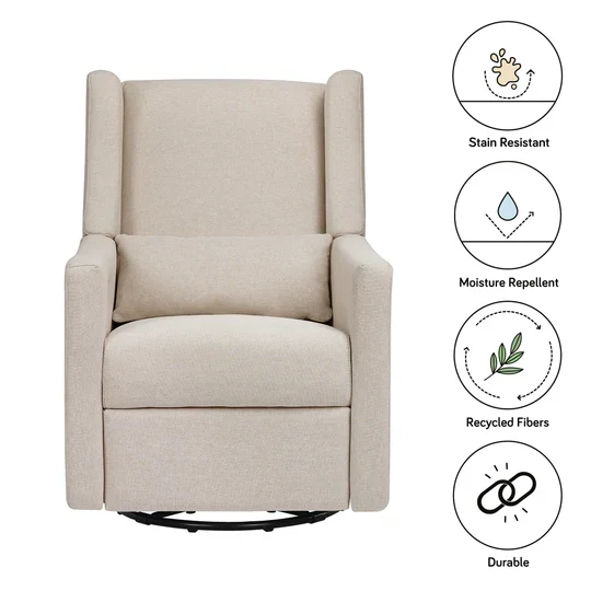 Babyletto Kiwi Glider Recliner in Performance Fabric - Image 13