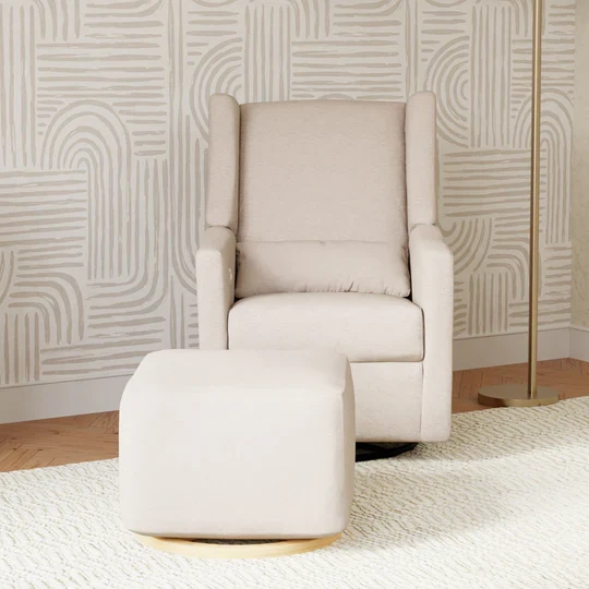 Babyletto Kiwi Glider Recliner in Performance Fabric - Image 14