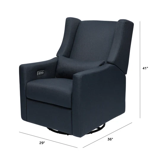 Babyletto Kiwi Glider Recliner in Performance Fabric - Image 40