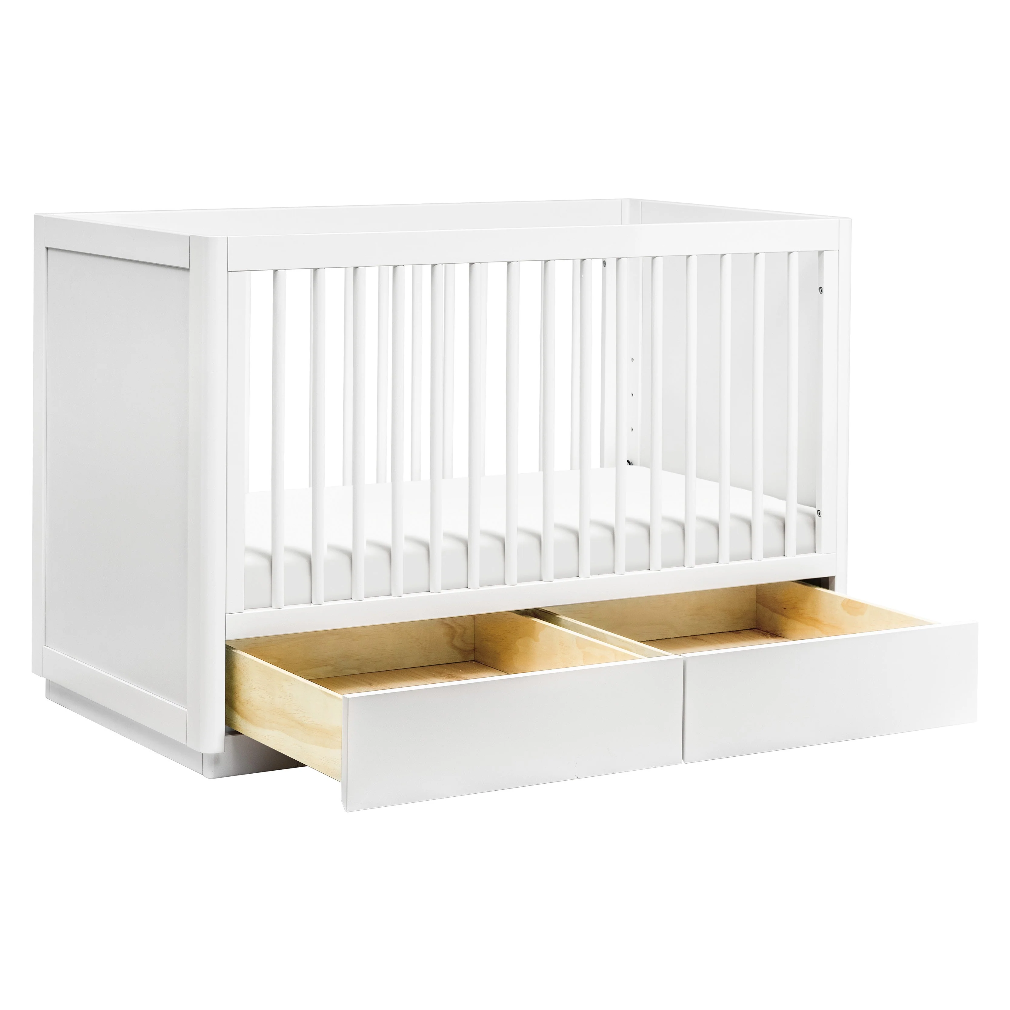 Bento 3 in 1 Convertible Storage Crib with Toddler Bed Conversion Kit - Image 10