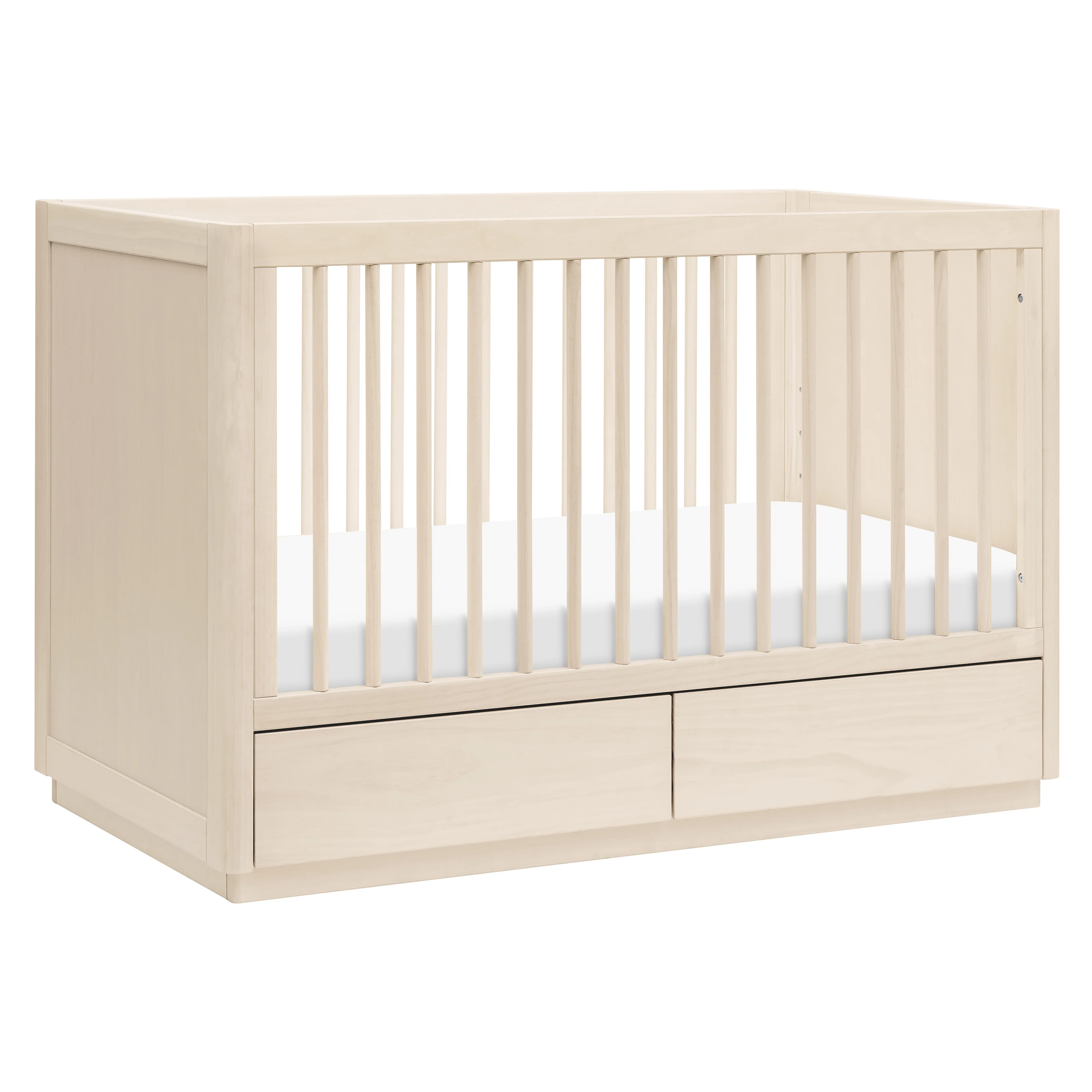 Bento 3 in 1 Convertible Storage Crib with Toddler Bed Conversion Kit - Image 12