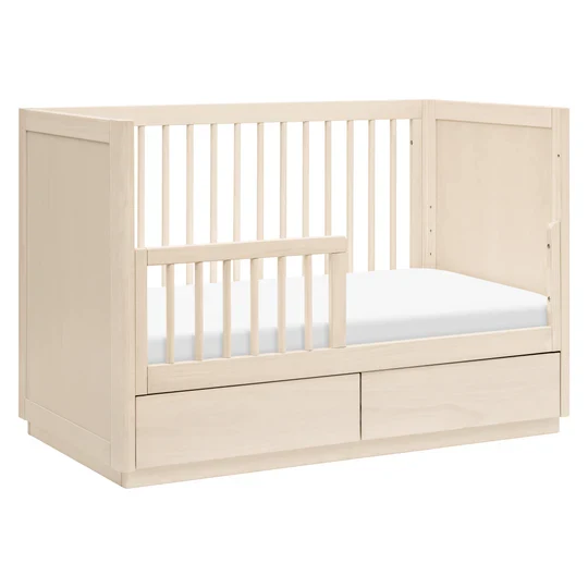 Bento 3 in 1 Convertible Storage Crib with Toddler Bed Conversion Kit - Image 16