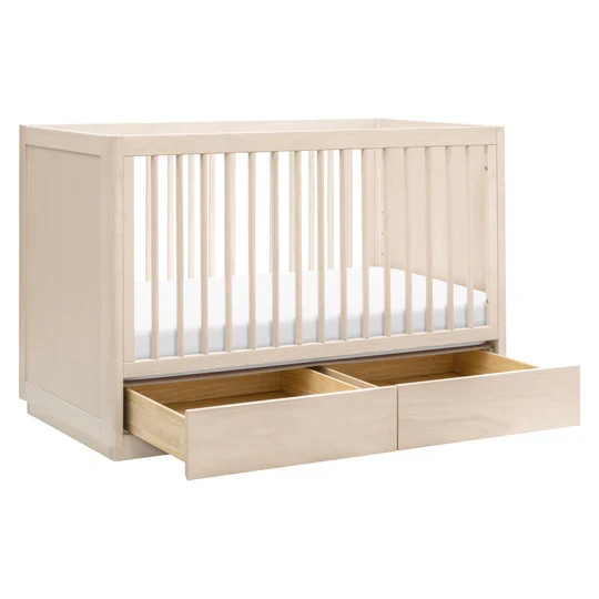 Bento 3 in 1 Convertible Storage Crib with Toddler Bed Conversion Kit - Image 18