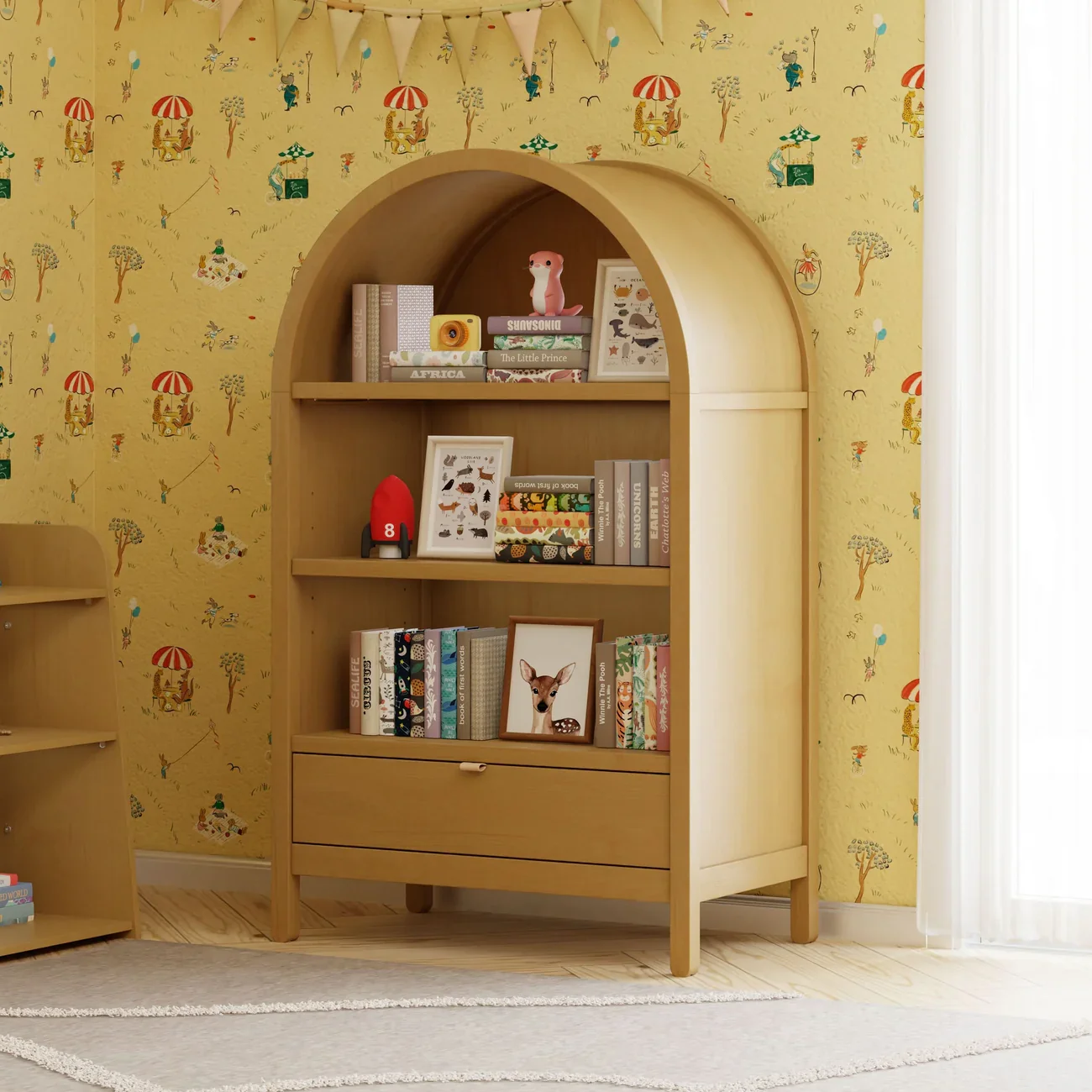 Blkids Bondi Bookcase in Honey - Image 3