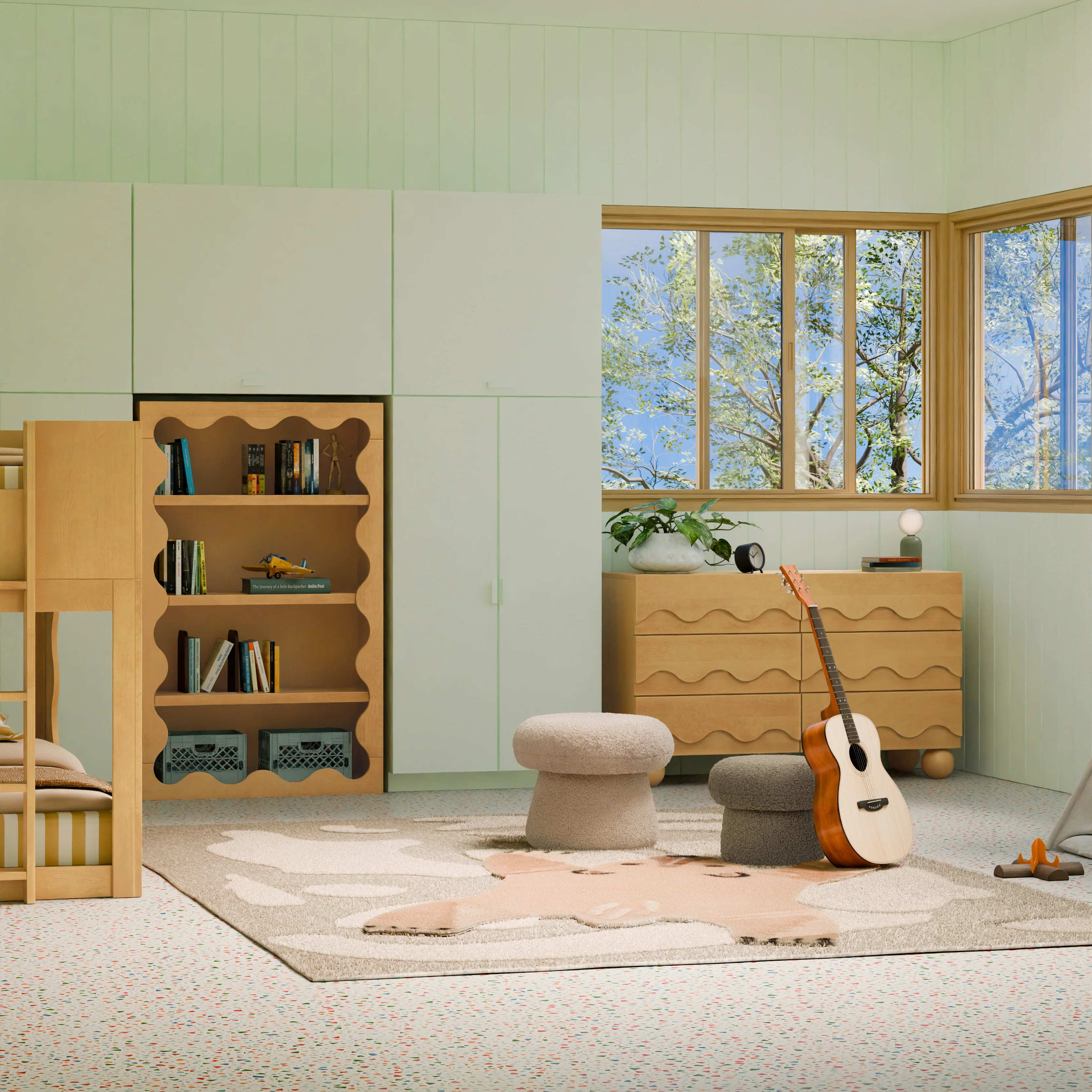 Blkids Lido Wave Bookcase - Image 6