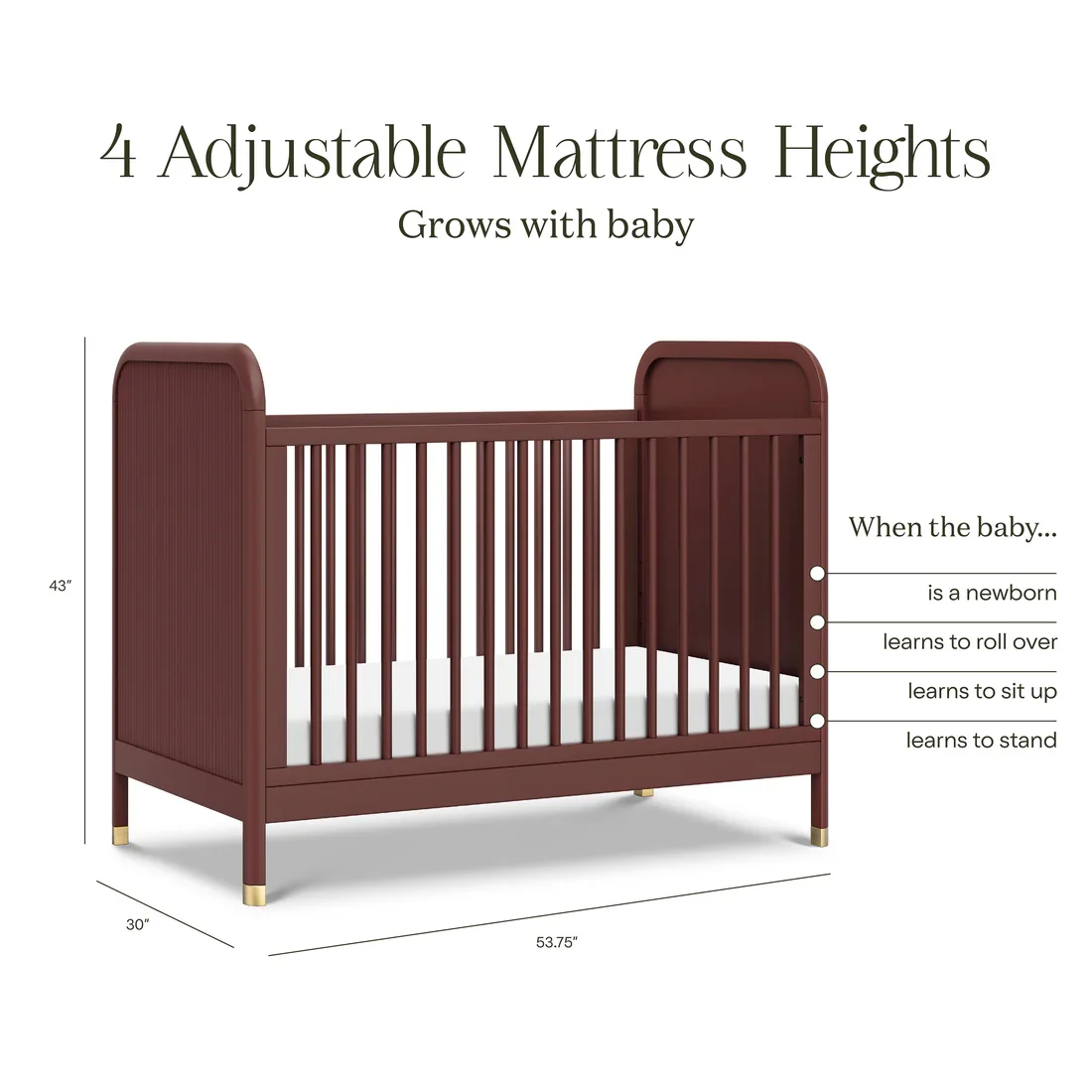 Brimsley Tambour 3 in 1 Convertible Crib - Image 19