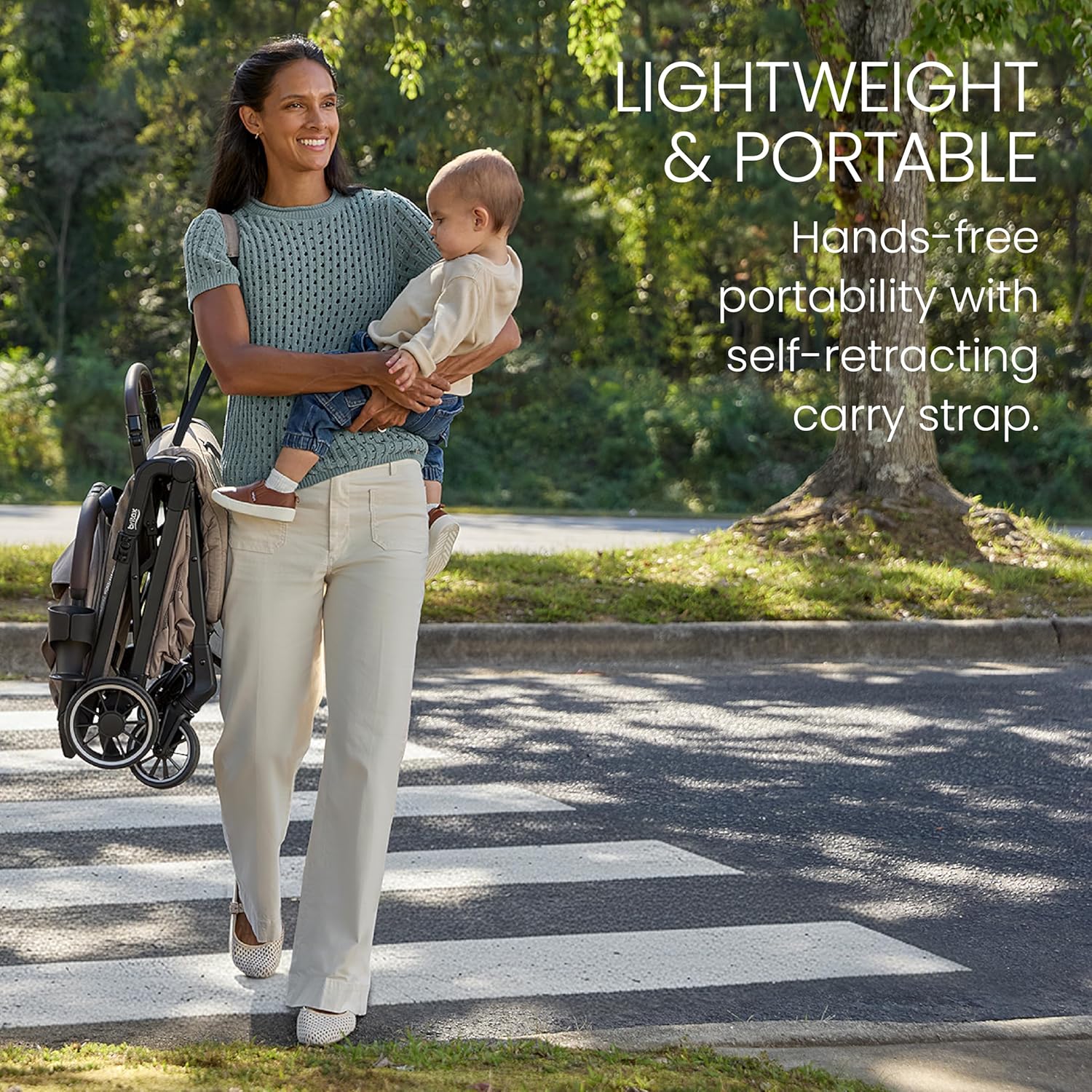 Britax Juniper™+ Compact Stroller With Cup Holder and Carry Strap - Image 4