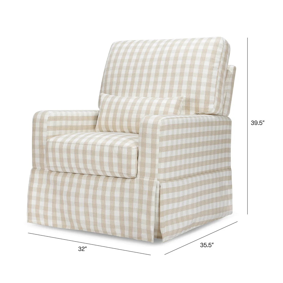 Crawford Pillowback Comfort Swivel Glider - Image 45