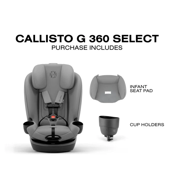 Cybex Callisto G 360 Select Rotating All-in-One Convertible Car Seat - Image 13