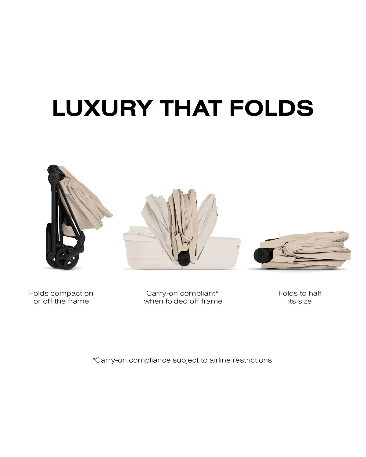 Cybex Mios/Coya Fold Lux Carry Cot - Image 11