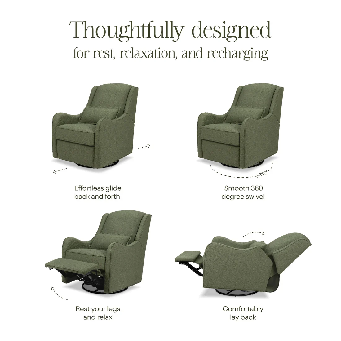 Devon Recliner and Swivel Glider - Image 17