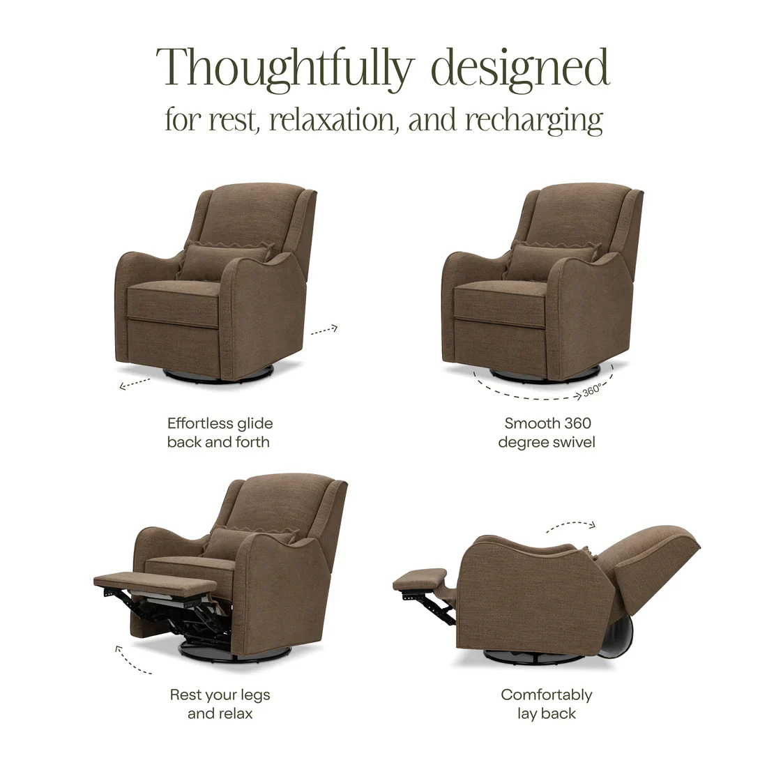 Devon Recliner and Swivel Glider - Image 28
