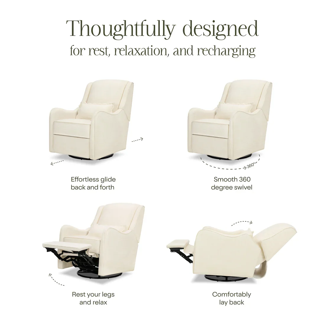 Devon Recliner and Swivel Glider - Image 38