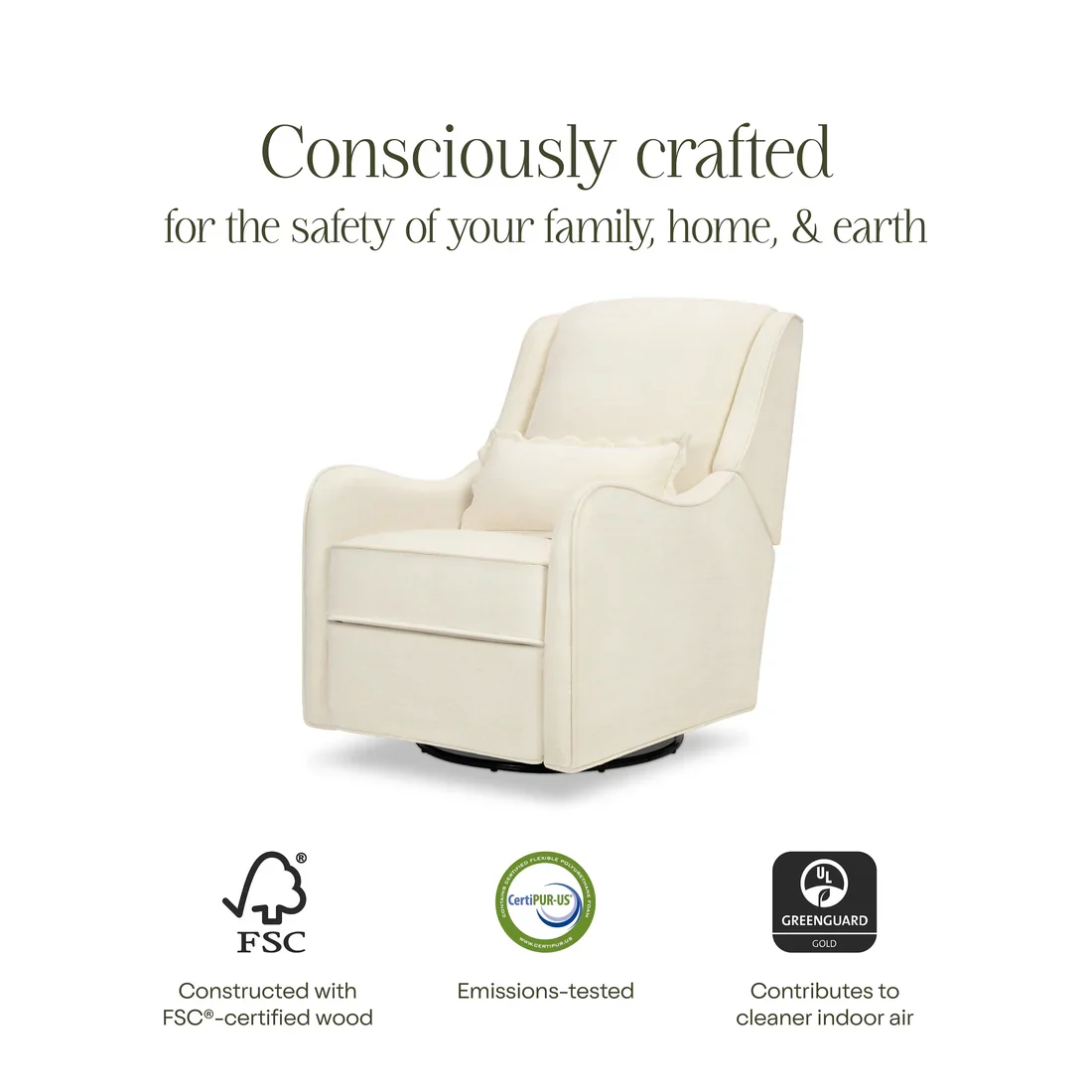 Devon Recliner and Swivel Glider - Image 43