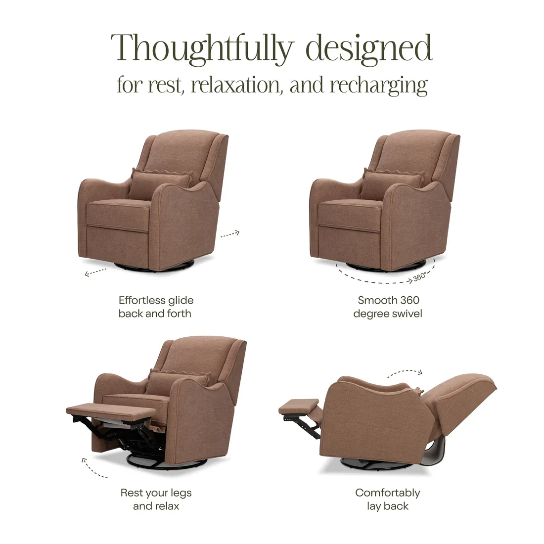 Devon Recliner and Swivel Glider - Image 53