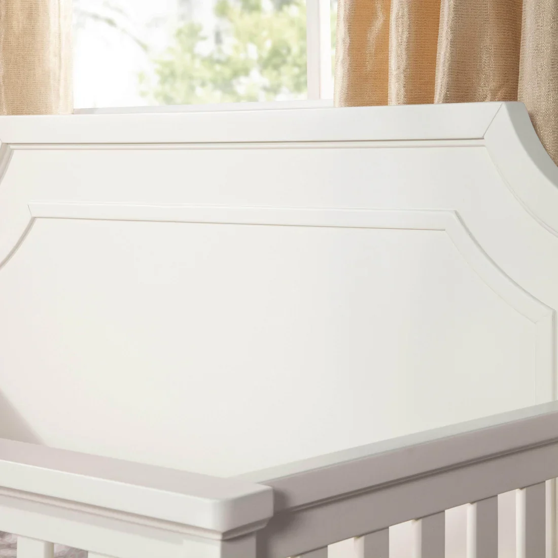 Emma Regency 4 in 1 Convertible Crib in Warm White - Image 8