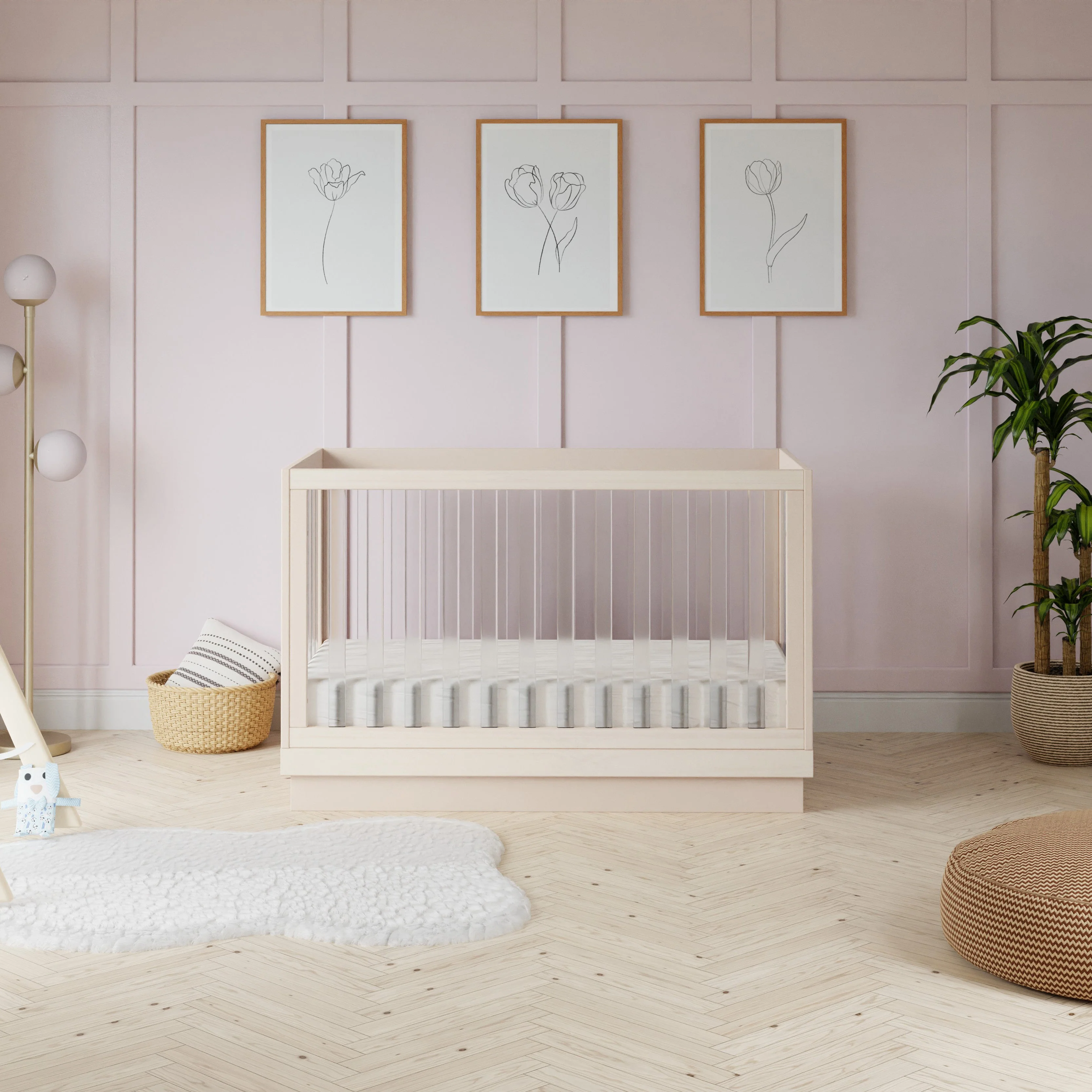 Babyletto Harlow Acrylic 3 in 1 Convertible Crib - Image 22