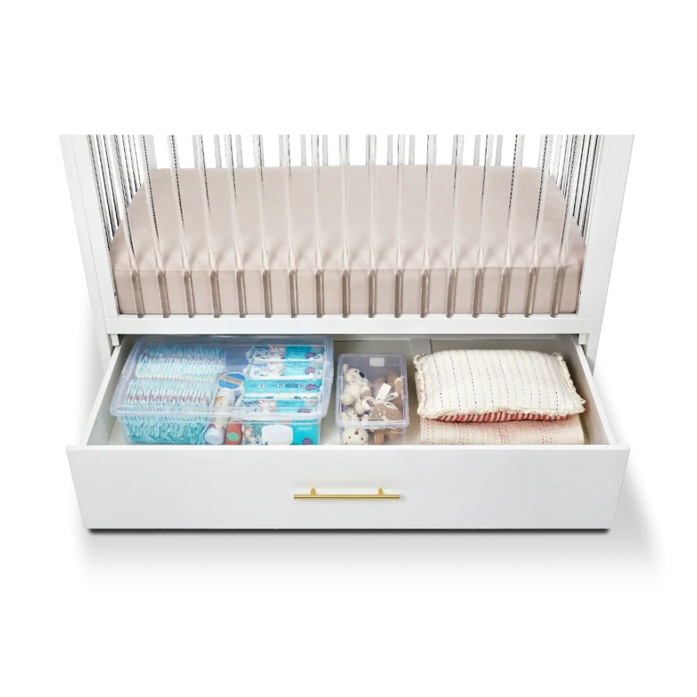 Hushcrib Classic 4 in 1 Crib with Trundle - Image 19