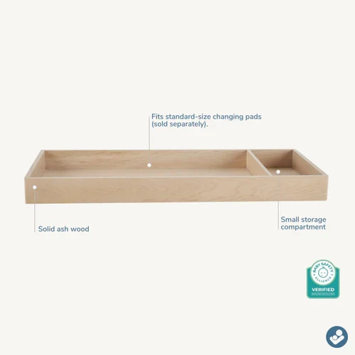 Maxi Cosi Kindred Brisa Changing Tray - Whitewash Ash - Image 6
