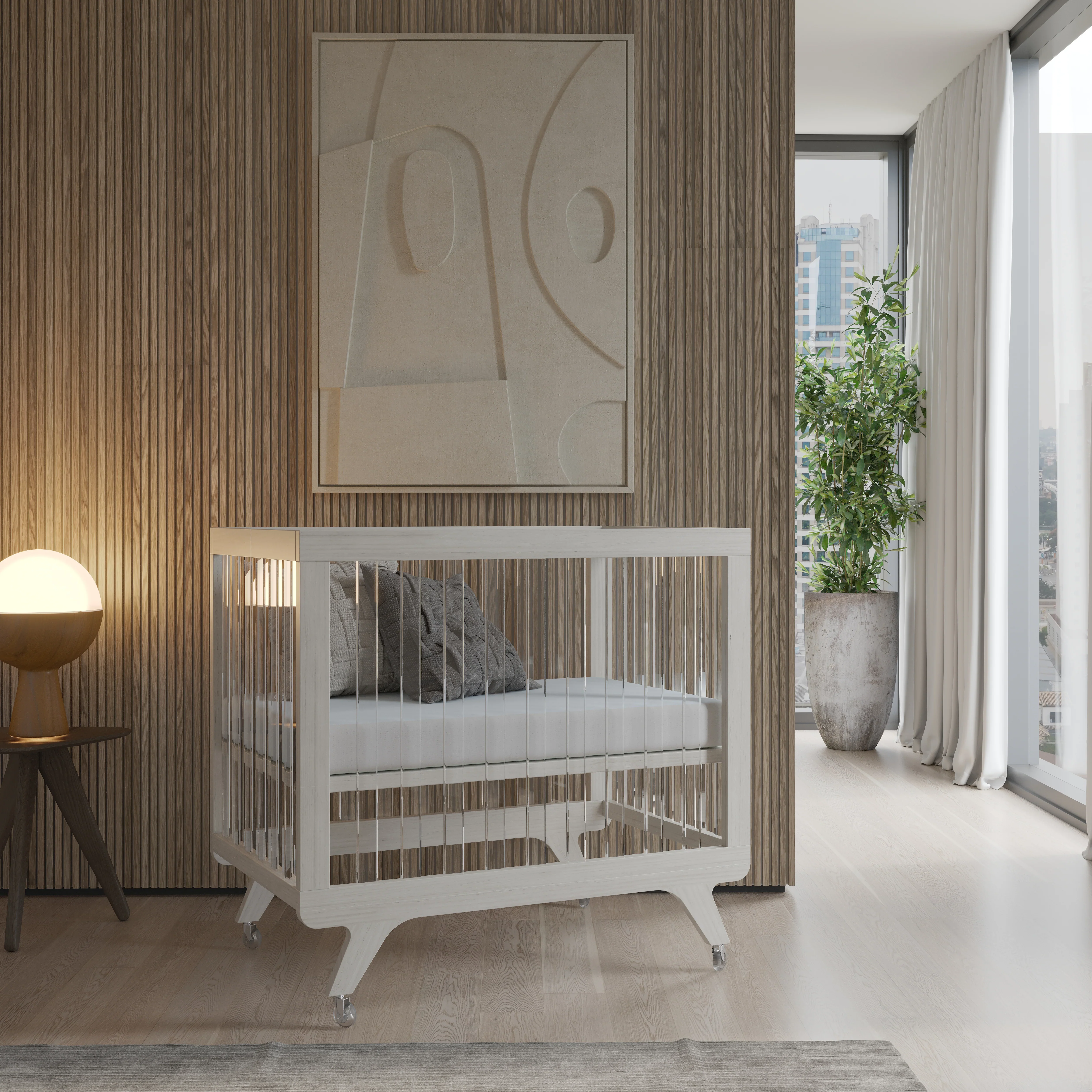 Melo Caress V-leg Foldable Crib - Image 4