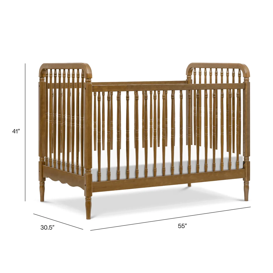Liberty 3 in 1 Convertible Spindle Crib w/Toddler Bed - Image 32