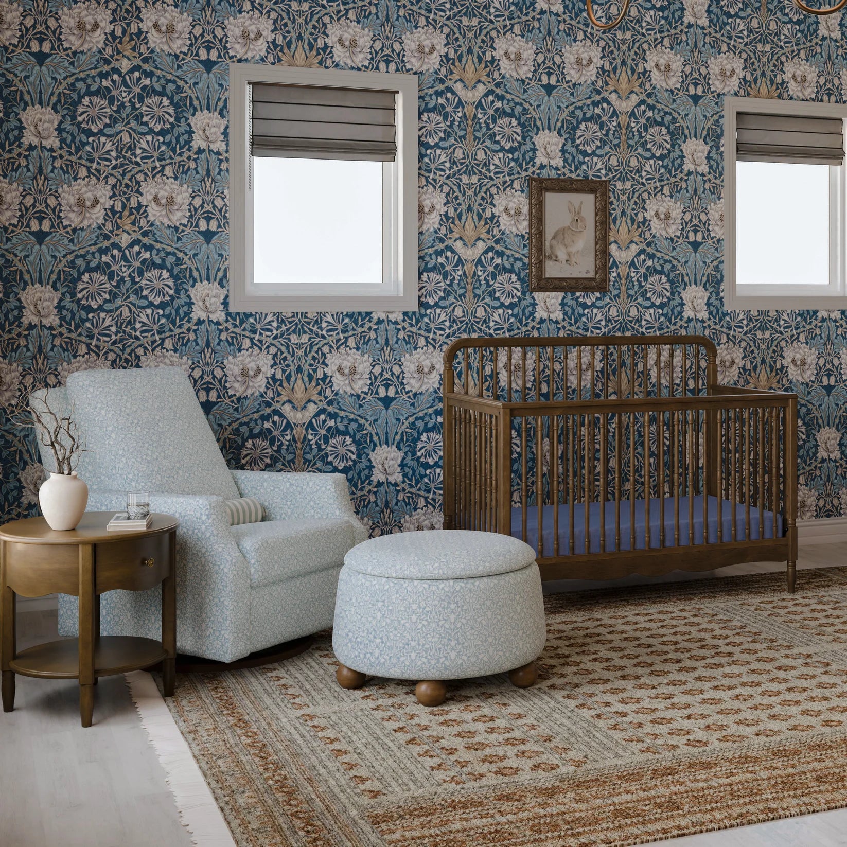 Morris & Co. x Namesake Tuffet Storage Ottoman - Image 5