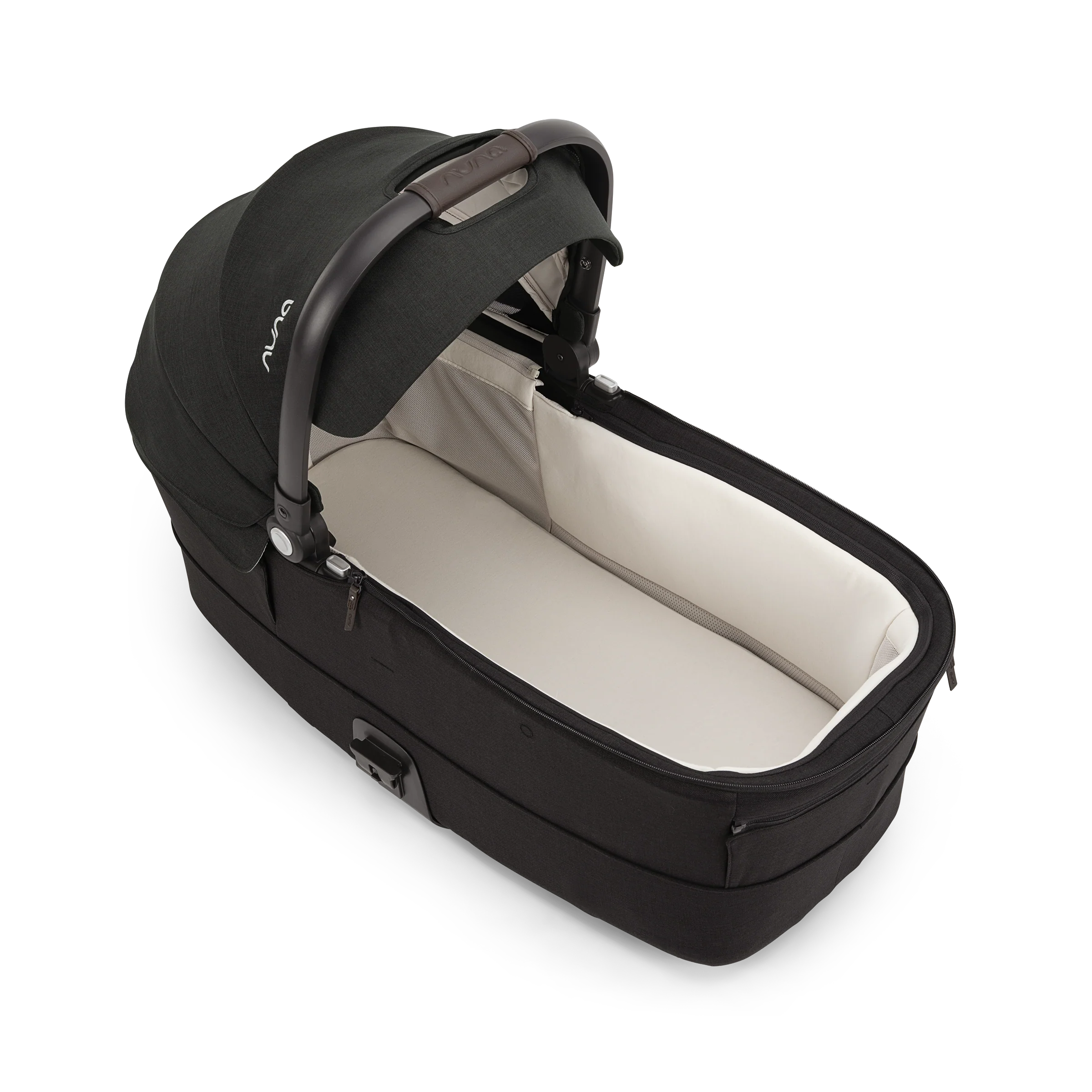 Nuna MIXX Series Bassinet + Stand in Caviar - Image 21