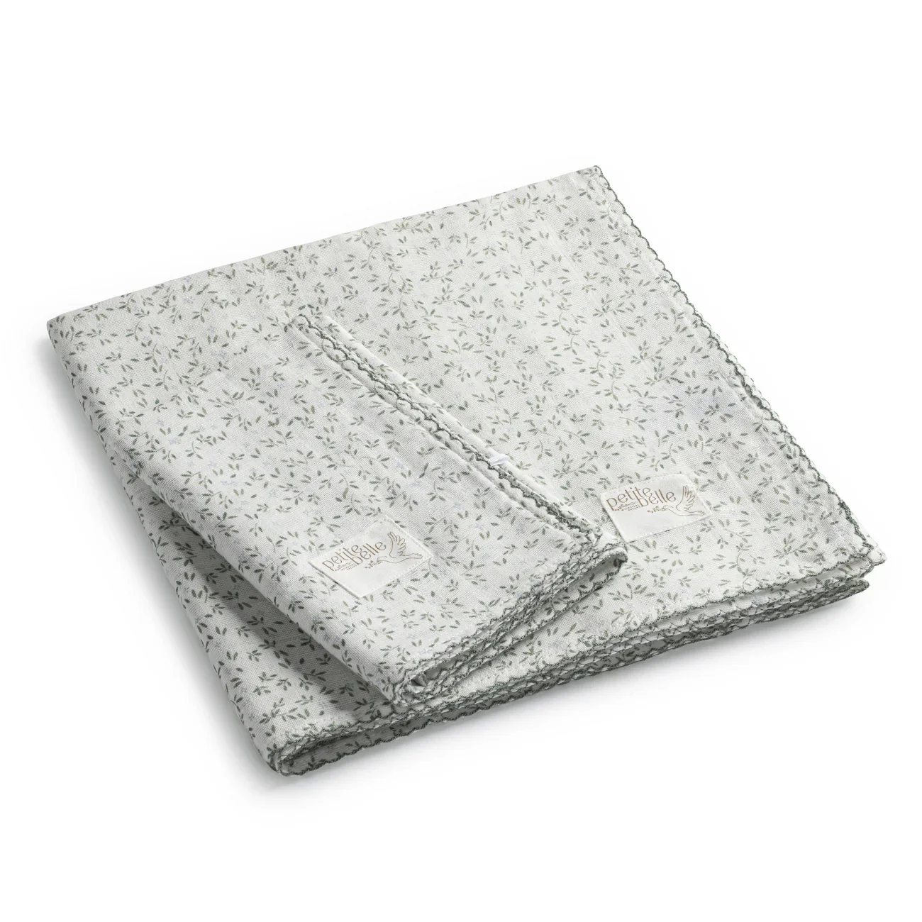 Petite Belle Liberty  Swaddle & Burp Cloth Set