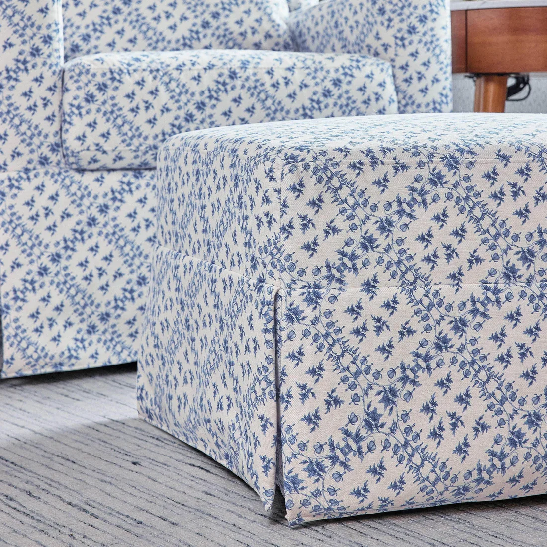 Sarah Flint x Namesake Crawford Gliding Ottoman - Image 10