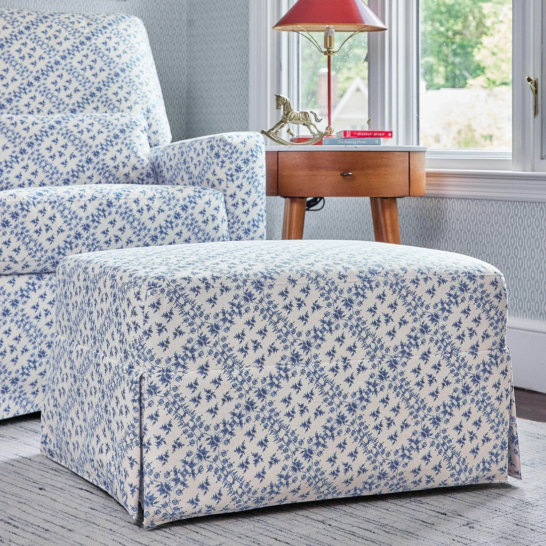 Sarah Flint x Namesake Crawford Gliding Ottoman - Image 11