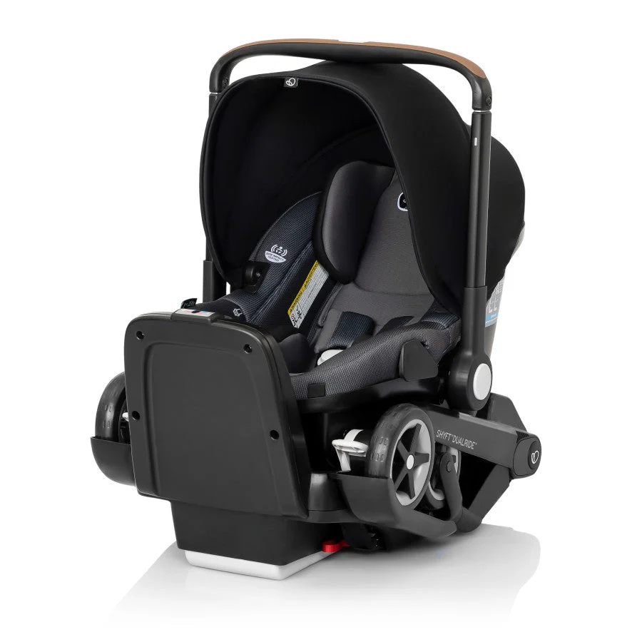 Evenflo Shyft DualRide Infant Car Seat Stroller Combo with Carryall Storage - Image 15