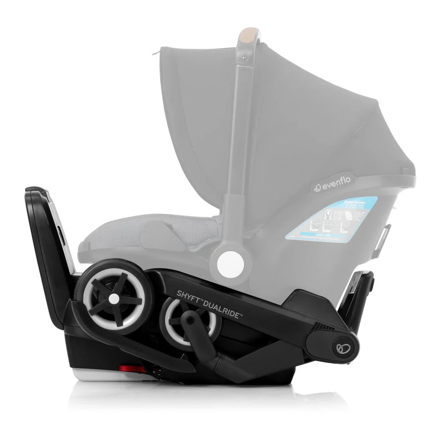 Evenflo Shyft DualRide Infant Car Seat Stroller Combo with Carryall Storage - Image 18