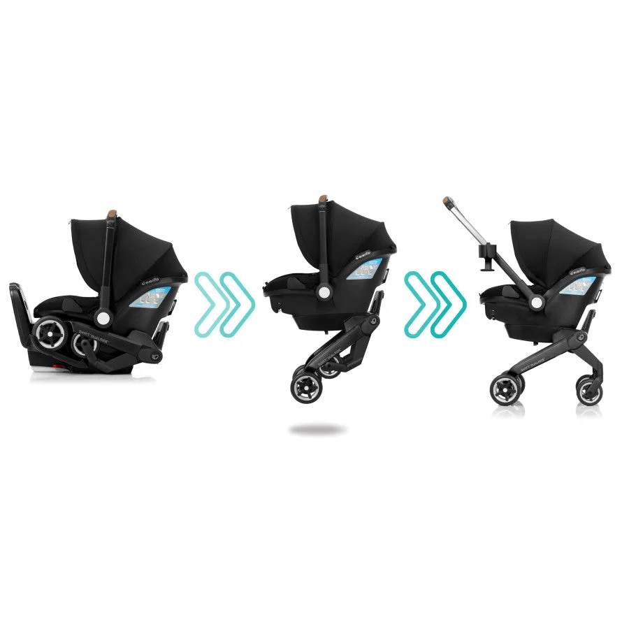 Evenflo Shyft DualRide Infant Car Seat Stroller Combo with Carryall Storage - Image 31