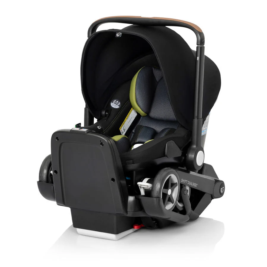 Evenflo Shyft DualRide Infant Car Seat Stroller Combo with Carryall Storage - Image 36