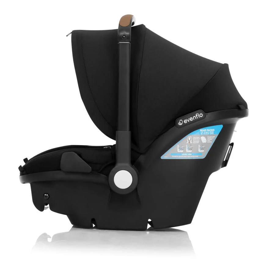 Evenflo Shyft DualRide Infant Car Seat Stroller Combo with Carryall Storage - Image 37