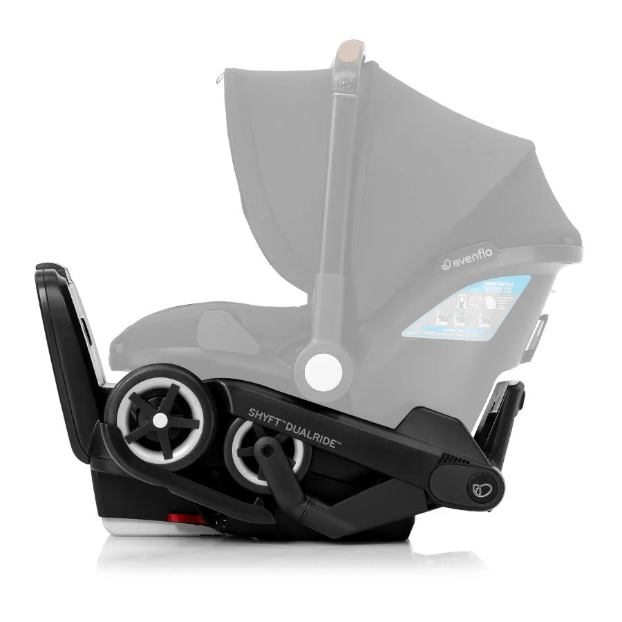 Evenflo Shyft DualRide Infant Car Seat Stroller Combo with Carryall Storage - Image 38