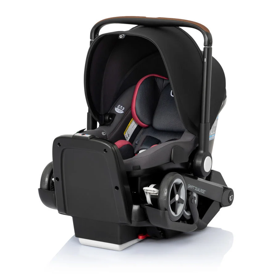 Evenflo Shyft DualRide Infant Car Seat Stroller Combo with Carryall Storage - Image 46