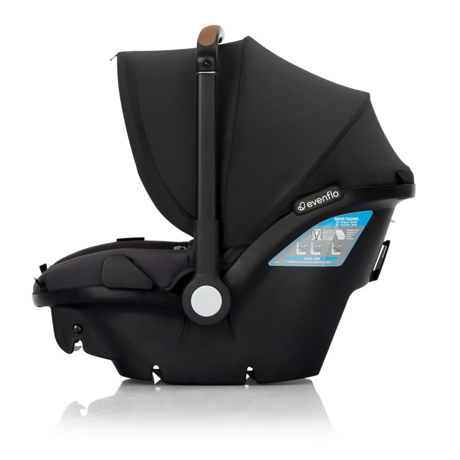 Evenflo Shyft DualRide Infant Car Seat Stroller Combo with Carryall Storage - Image 47