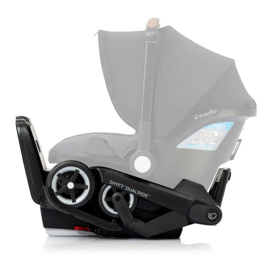 Evenflo Shyft DualRide Infant Car Seat Stroller Combo with Carryall Storage - Image 48
