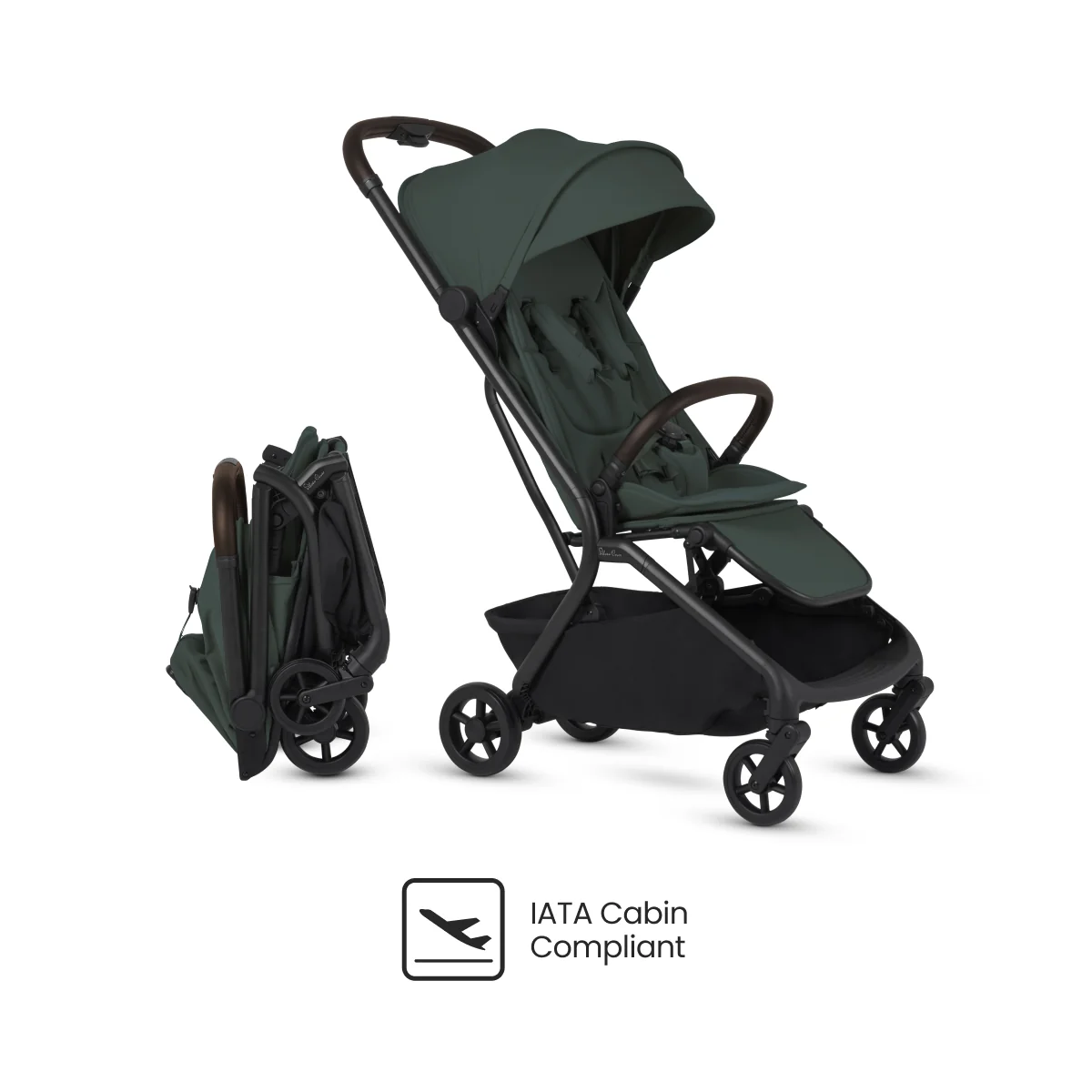 Silver Cross Nia Compact Travel Stroller and Bassinet Bundle - Image 14