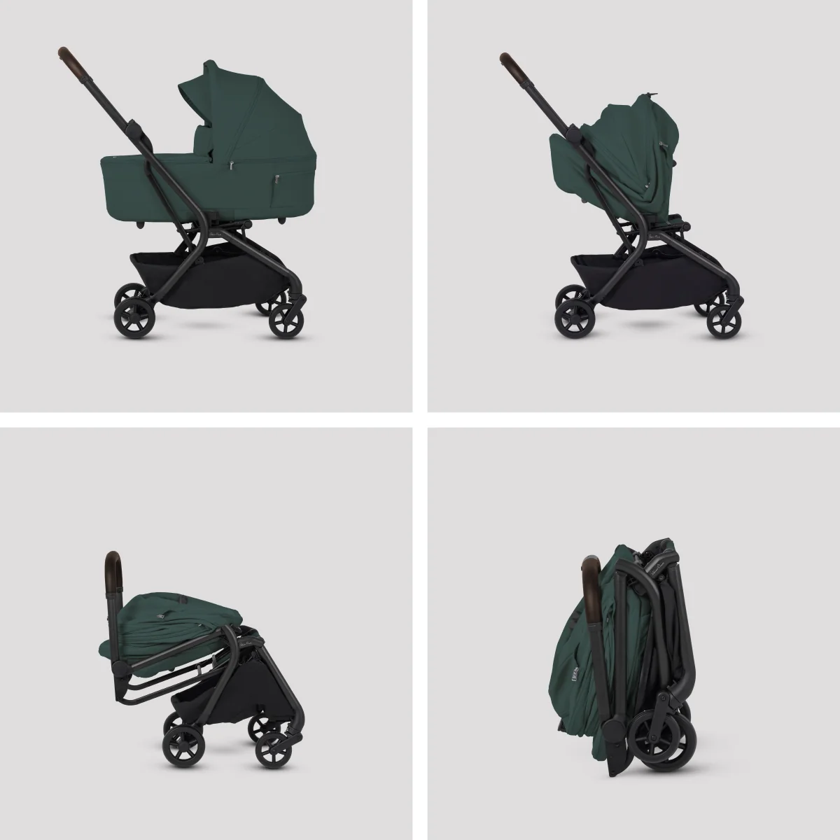 Silver Cross Nia Compact Travel Stroller and Bassinet Bundle - Image 8