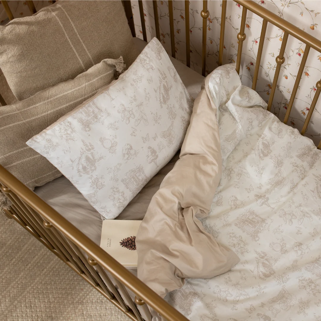 Petite Belle Toile Safra 5 Piece Crib Set Taupe