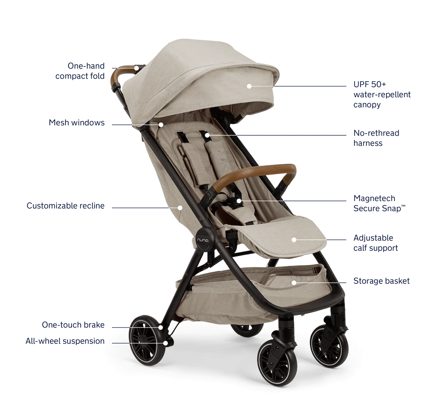 PIPA urbn + TRVL Lightweight Travel System in Caviar - Image 10
