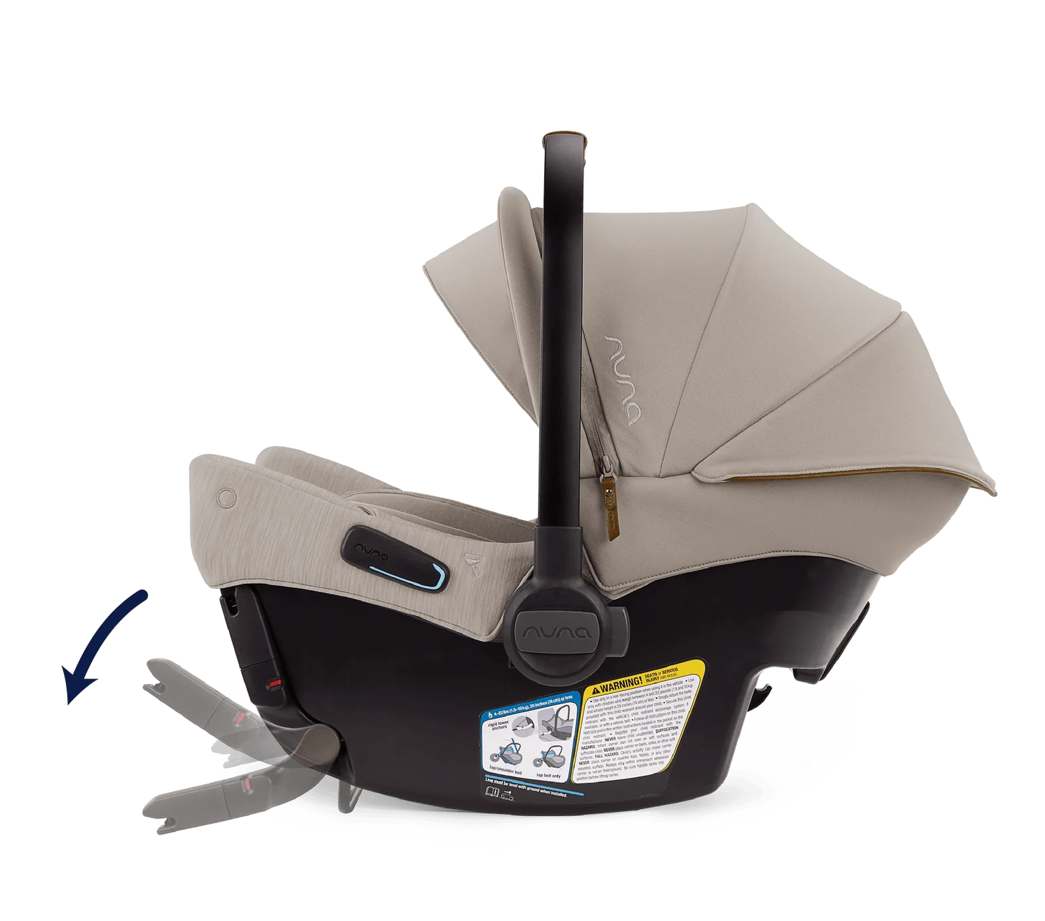 PIPA urbn + TRVL Lightweight Travel System in Caviar - Image 13