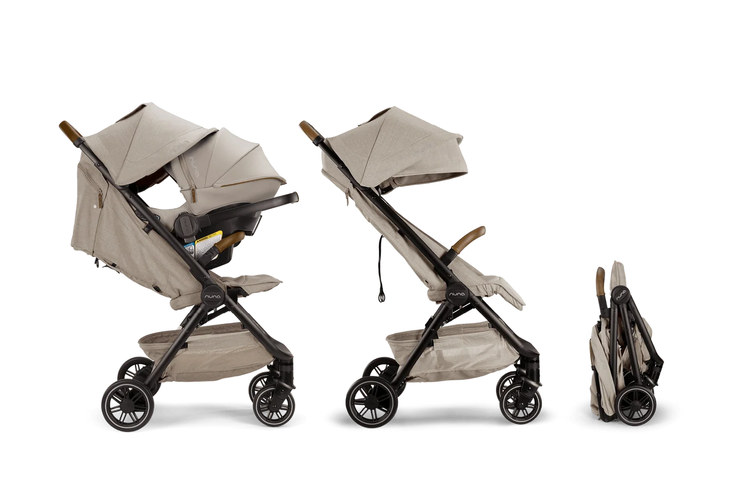 PIPA urbn + TRVL Lightweight Travel System in Caviar - Image 19