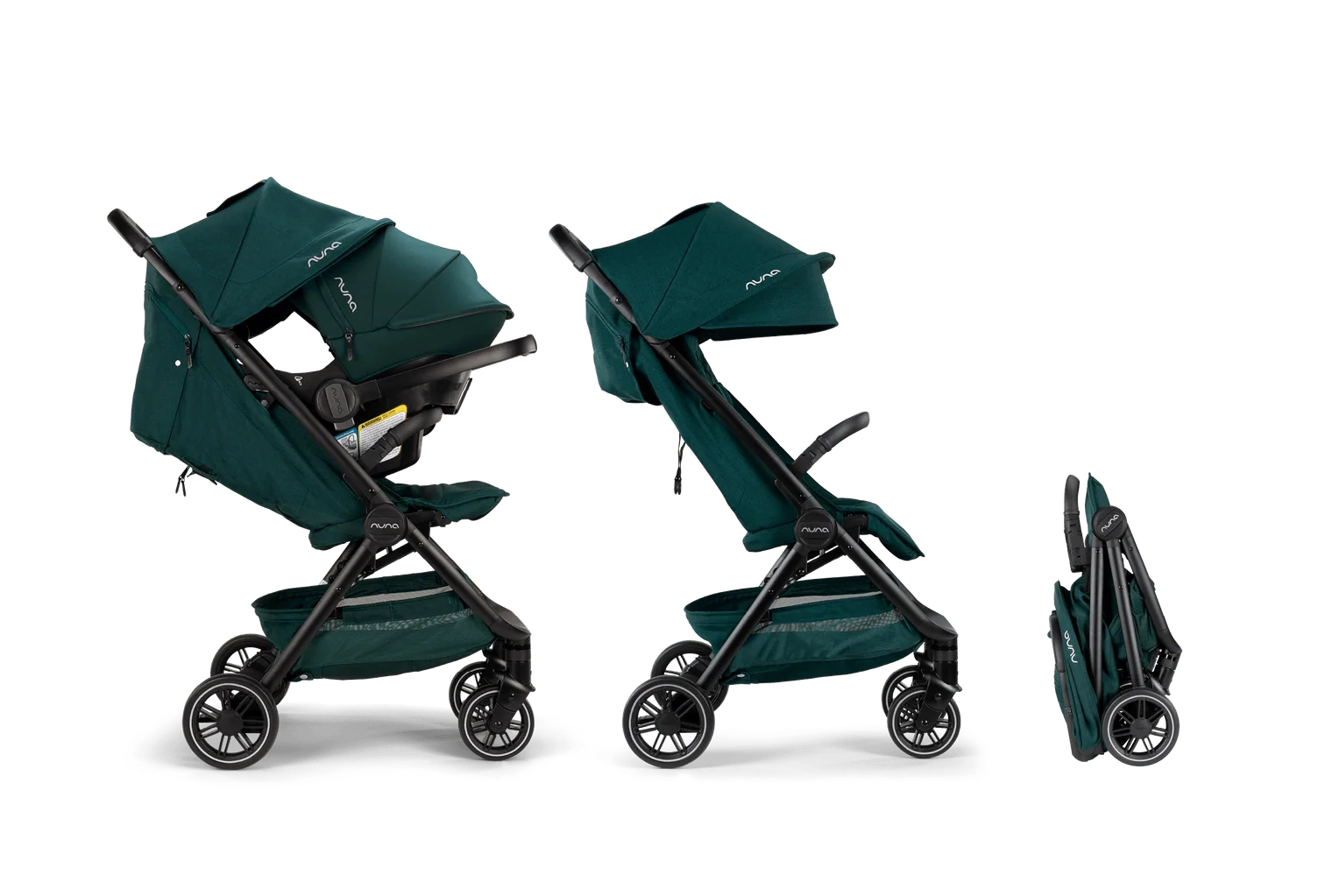 PIPA urbn + TRVL Lightweight Travel System in Caviar - Image 23