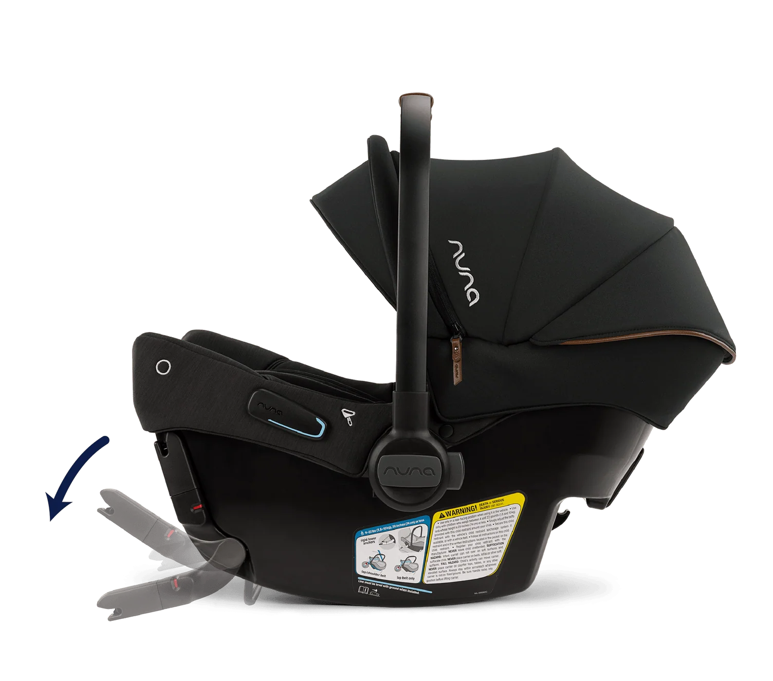 PIPA urbn + TRVL Lightweight Travel System in Caviar - Image 7